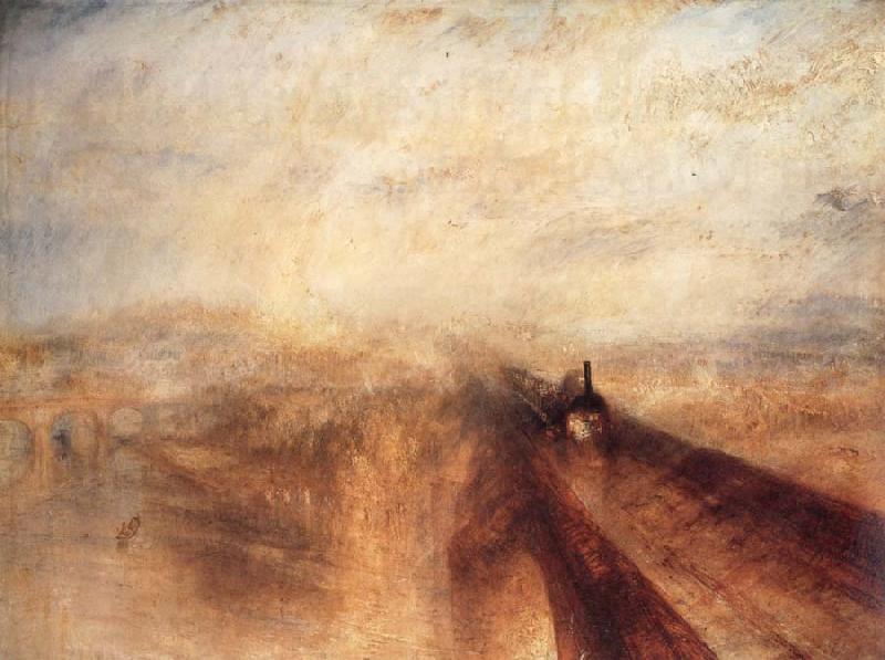 Eugene Delacroix Regen,Dampf und Geschwindigkeit oil painting picture